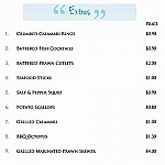 Costi's Fish and Chips menu