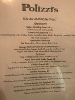 Polizzi's menu