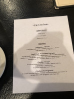 La Cucina menu