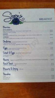 Sharon's At Riverside menu