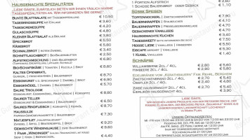 Landgasthof Windinggut menu