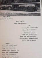 Ritschi's Restaurant menu