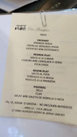 Can Branques menu