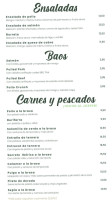 Kapytal Pineda menu