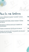 La Ostrería San Vicente menu