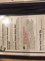 Junkyard Bistro menu