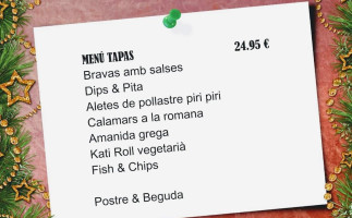 Bistro Menjar De L’Índia menu