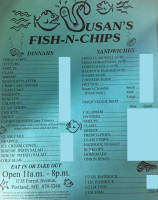 Susan's Fish-N-Chips inside