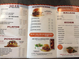 True Texas Bbq menu