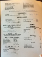 Tuptim Thai menu