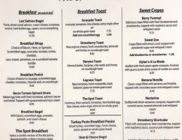 The Spot menu