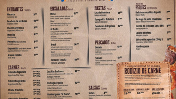 Al Punto Rodizio Brasileno menu