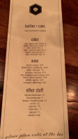 State Street Beer Company menu