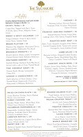 Chevy Chase Country Club menu