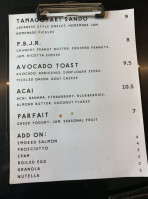 White Noise Coffee Co menu