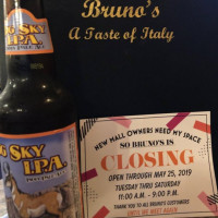 Bruno's A Taste Of Italy food