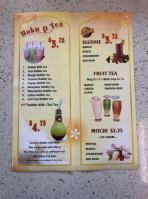 Hoku Poke menu