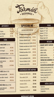 Restaurace Farmář menu