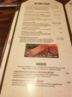 Longhorn Steakhouse menu