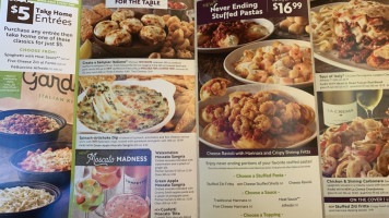 Olive Garden Italian menu