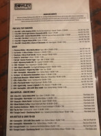 Rowley Farmhouse Ales menu