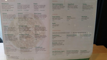 Freshii (Douglas St) menu