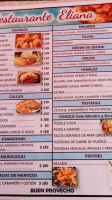 Y Mariscos Eliana menu