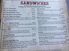 The Village Pub menu