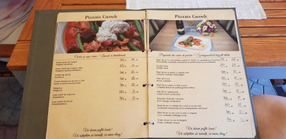 Pizzeria Grande menu