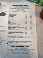 Two Sisters Pecan House menu