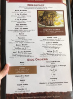 Jean's Restaurant menu