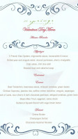 The Springs menu