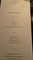 North and Navy menu