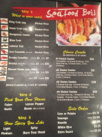 Seafood Boil menu