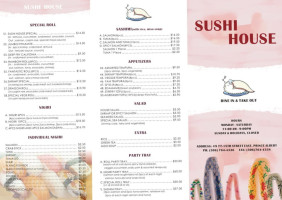 Sushi House menu