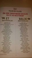 Selcuk Koftecisi menu