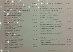 Funicolare menu