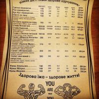 Grill Чорна Борода menu