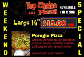 Top Choice Pizza food