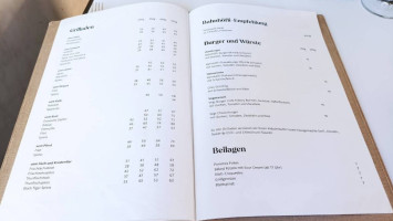 Steakhouse Bahnhof menu