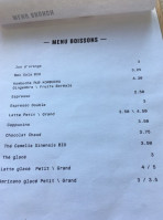 Fanfare Brunch Boulangerie menu