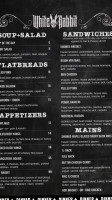 White Rabbit menu