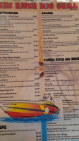 The River Dog Grill menu