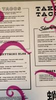 Tako Taco menu