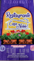 Casa Noble food