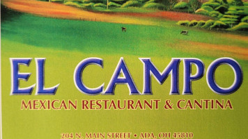 El Campo Mexican menu