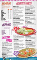 Senor Fiesta menu