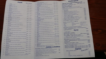 Piramis Gyorsbüfé menu