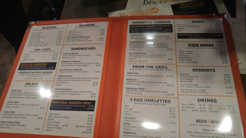 Pleasant Street Diner menu