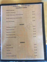 Thai Blues menu